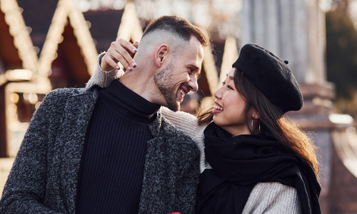 Japanese bride & western man