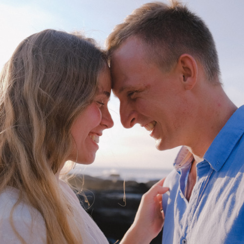 european woman and american man