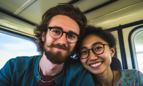 Malaysian woman and American man